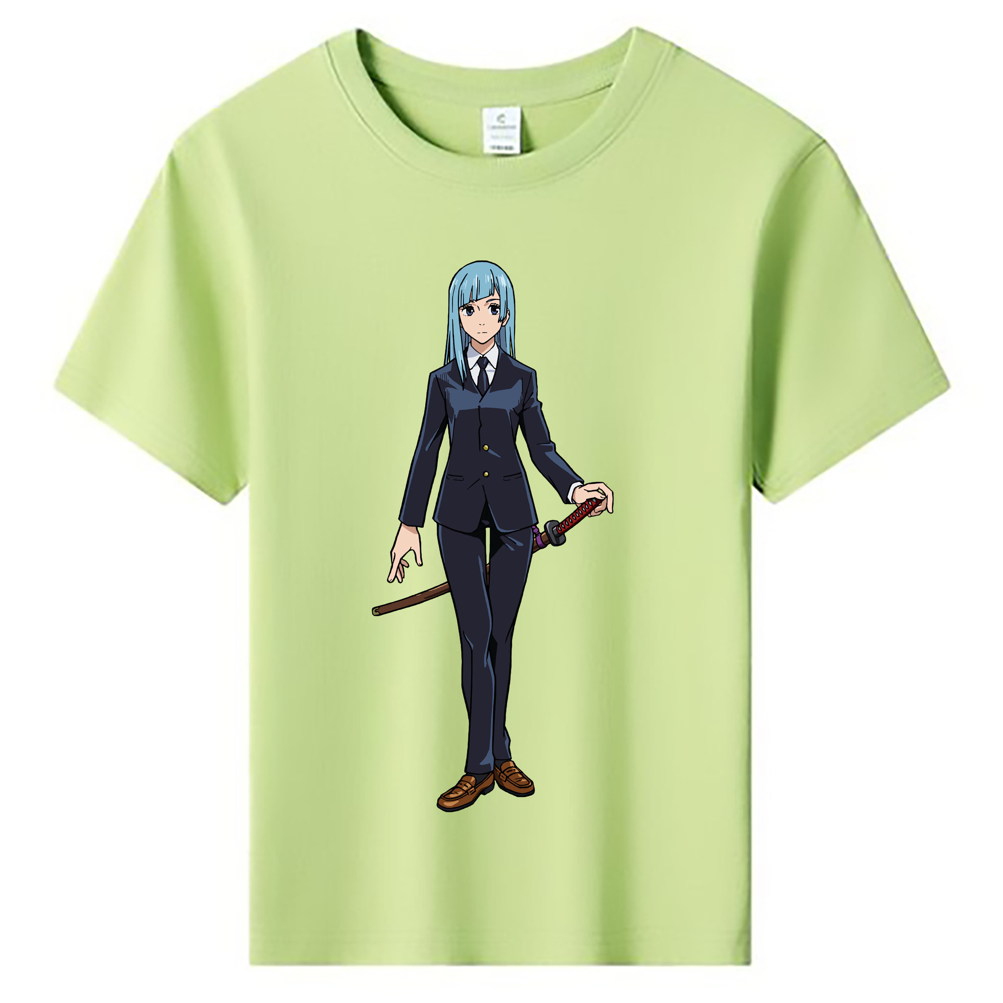 （画像用） 呪術廻戦 Jujutsu Kaisen 綿100％キッズTシャツ（フロントプリント）